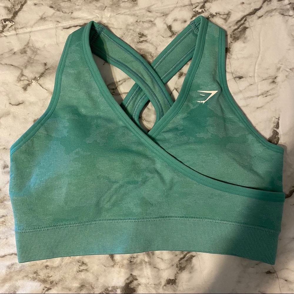 Gymshark Adapt Camo Seamless Sports Bra - Small